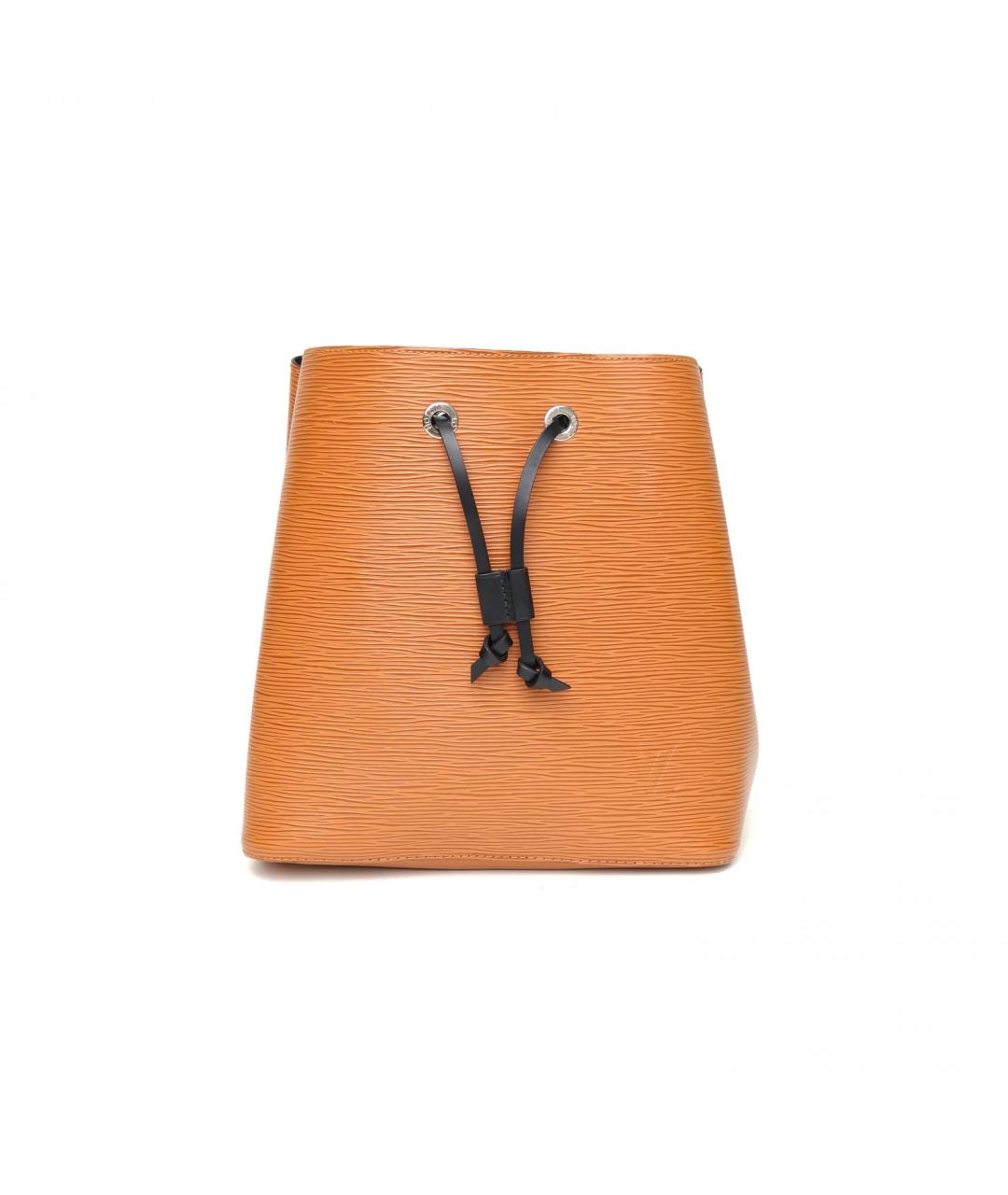 LOUIS VUITTON Оранжевая кожаная сумка через плечо, фото 2