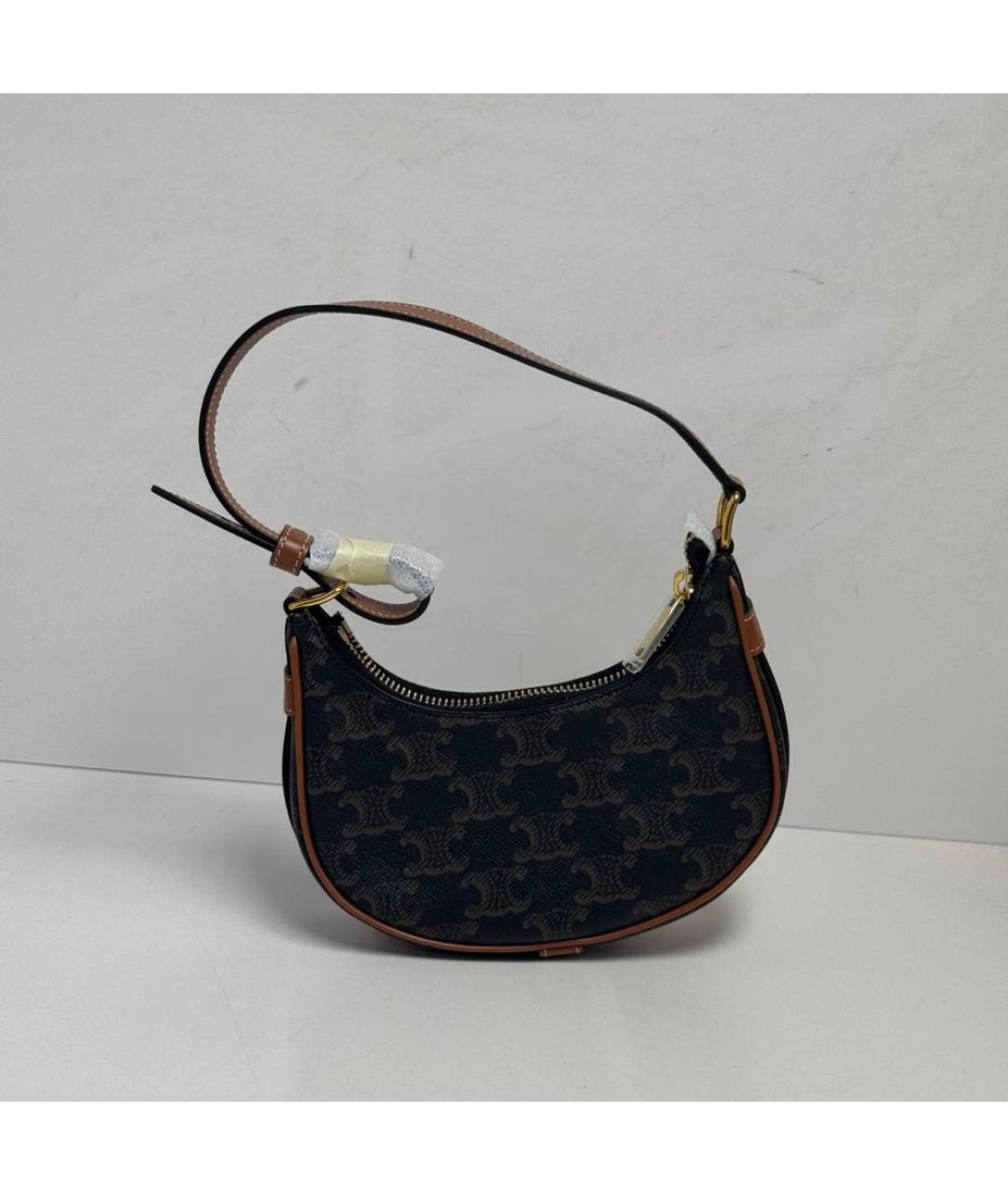 CELINE Коричневая сумка через плечо, фото 8