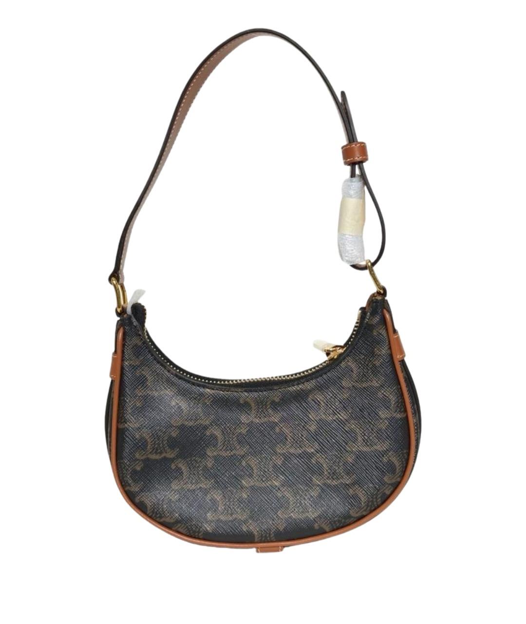 CELINE Коричневая сумка через плечо, фото 1