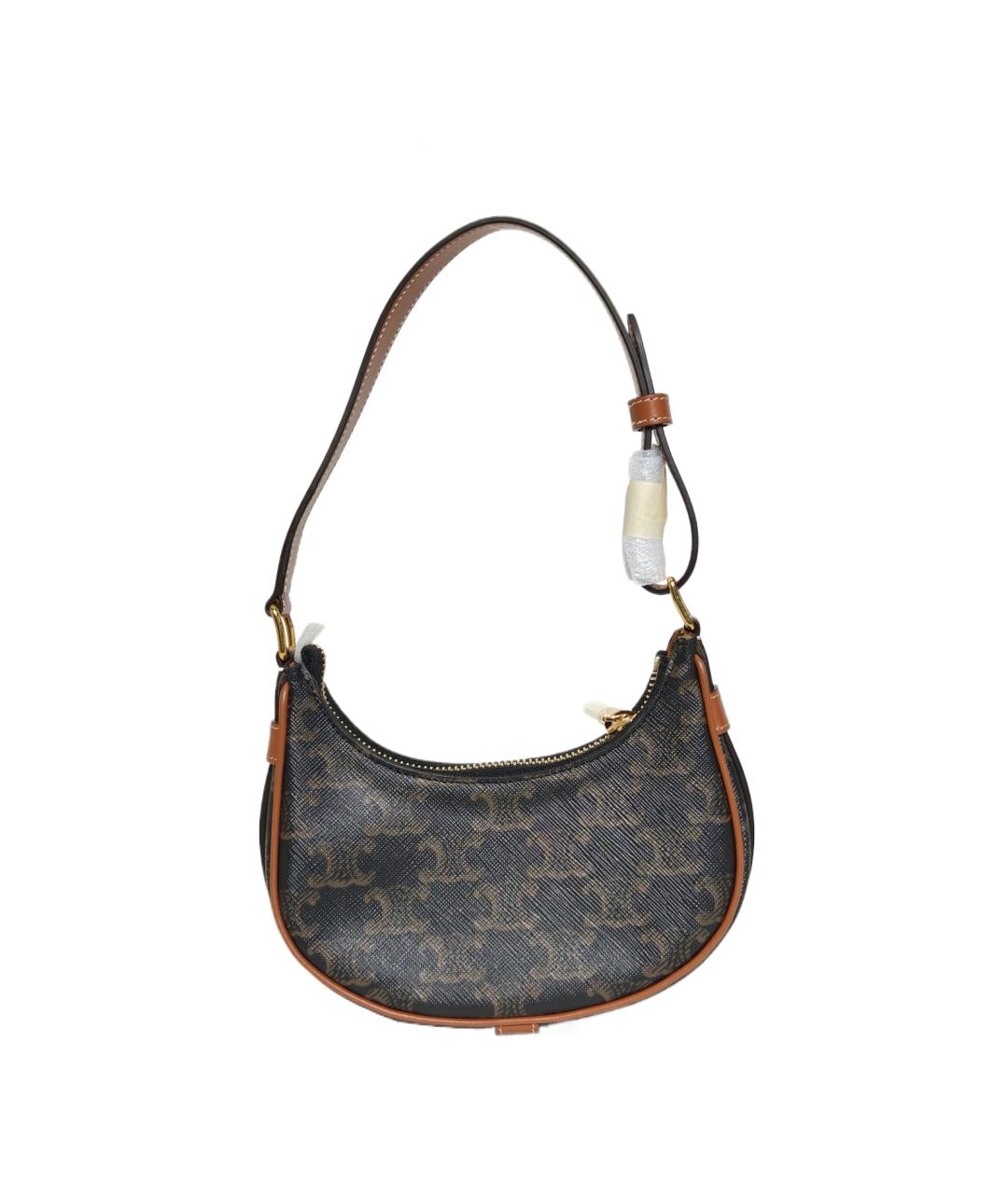 CELINE Коричневая сумка через плечо, фото 10