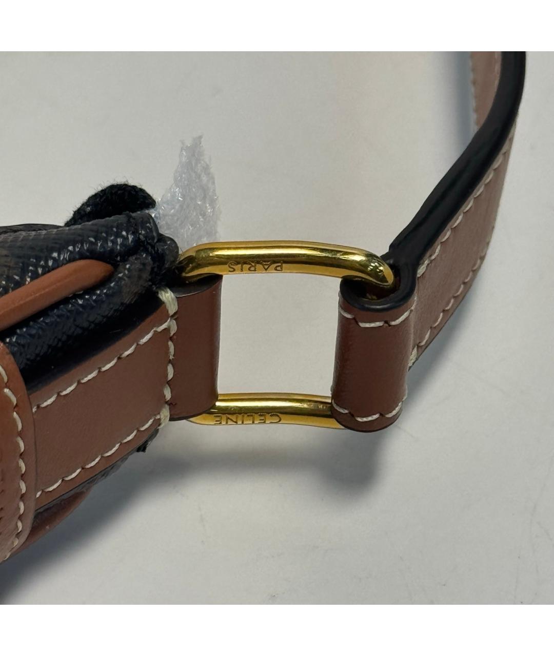 CELINE Коричневая сумка через плечо, фото 9