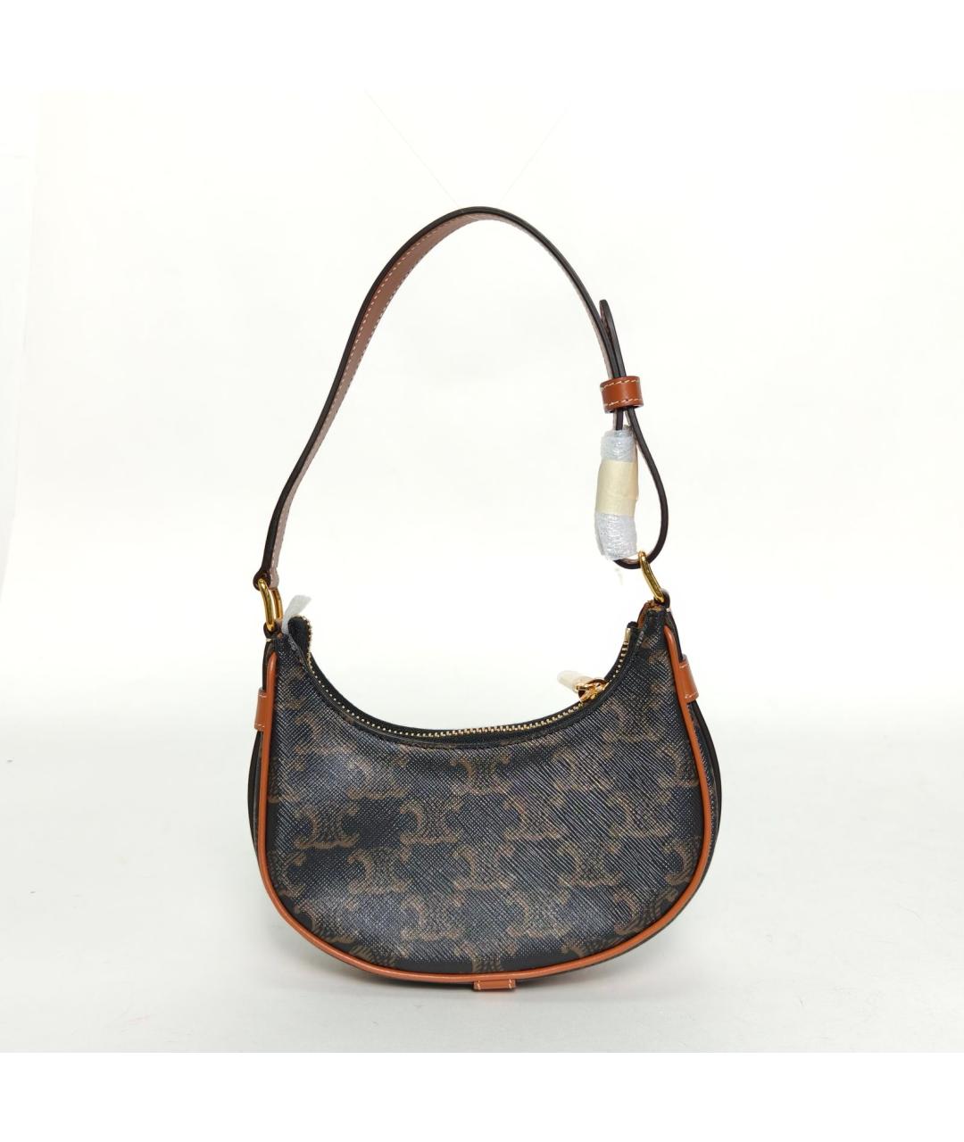 CELINE Коричневая сумка через плечо, фото 2