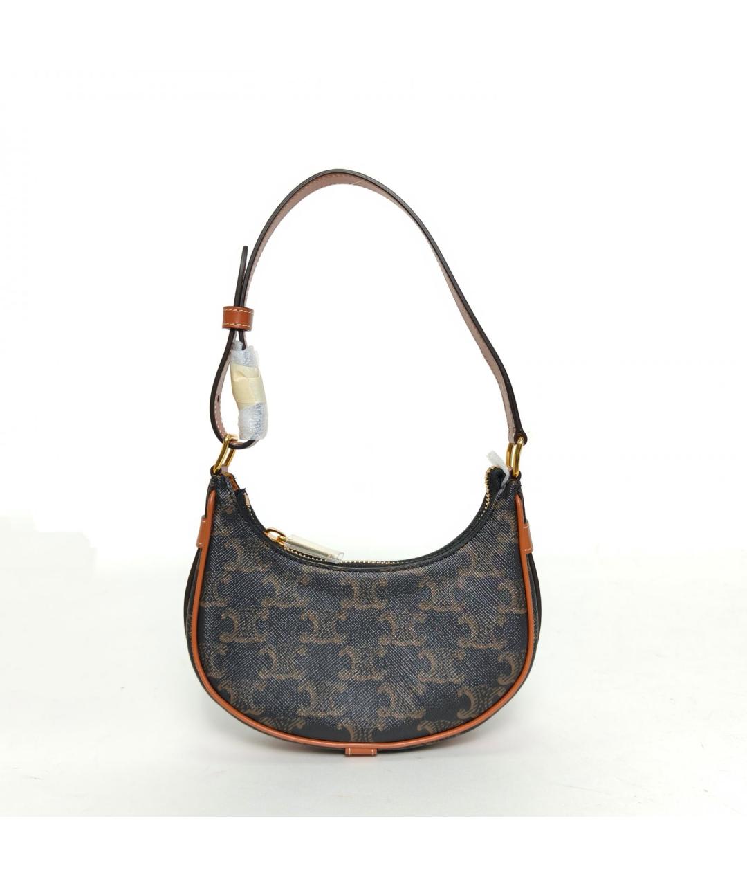 CELINE Коричневая сумка через плечо, фото 4