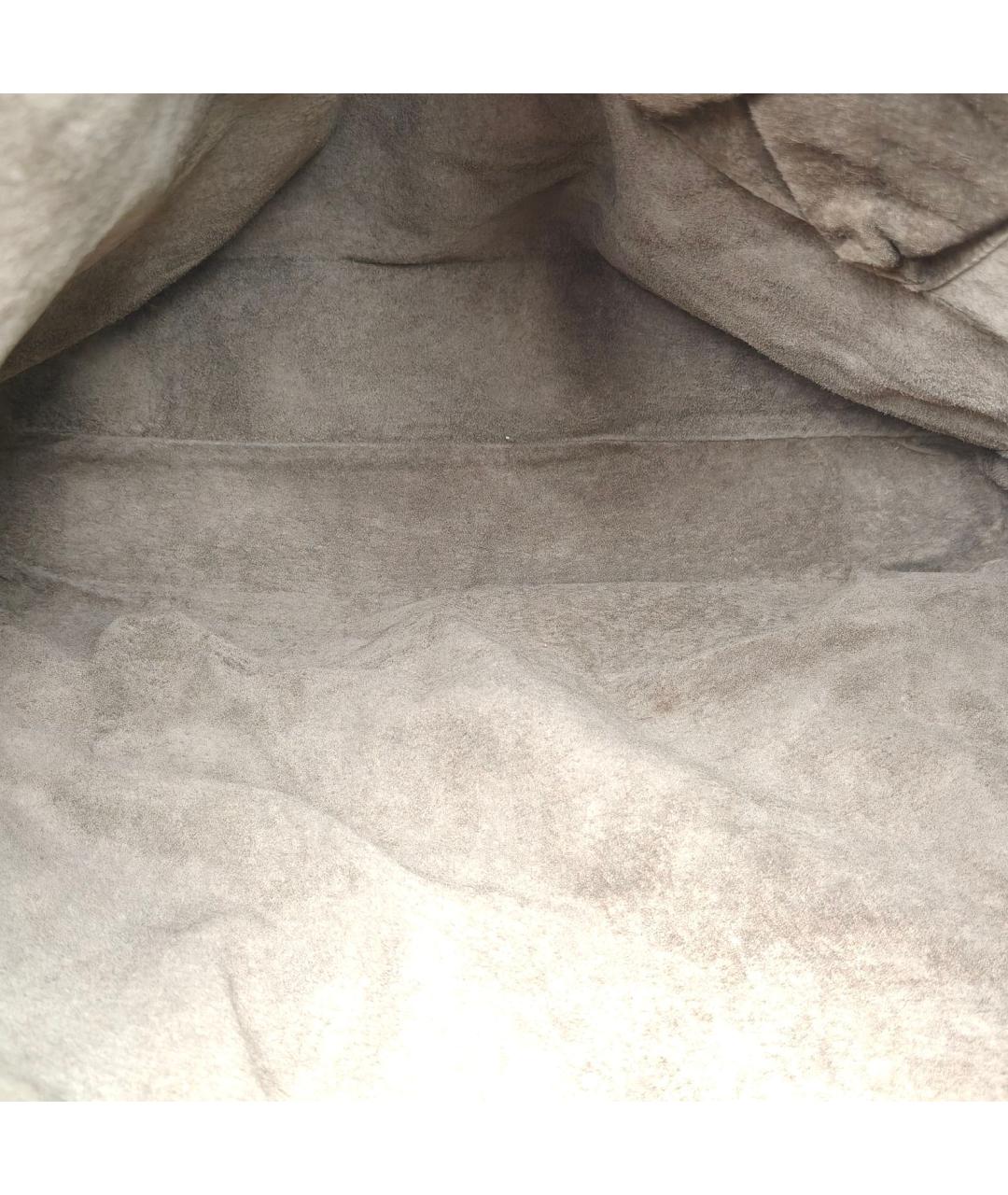 BOTTEGA VENETA Черная кожаная сумка через плечо, фото 7