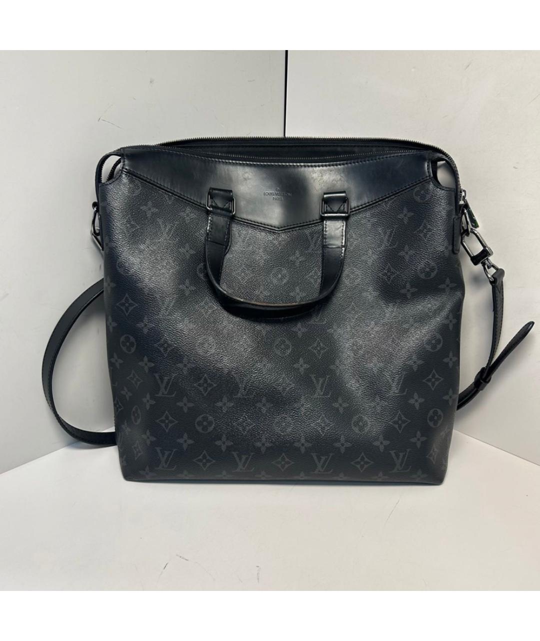 LOUIS VUITTON Черный портфель, фото 9