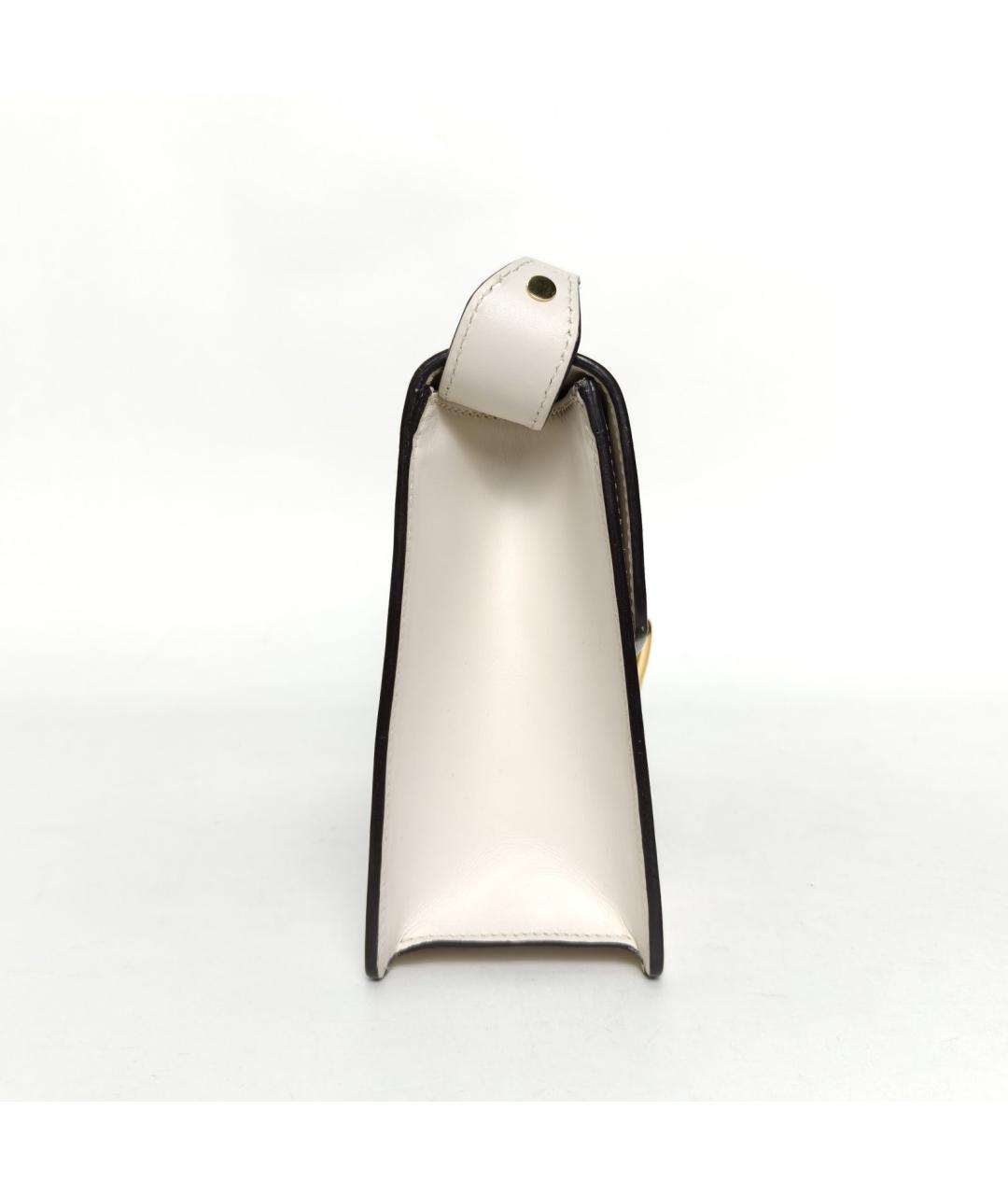 GUCCI Белая кожаная сумка через плечо, фото 3