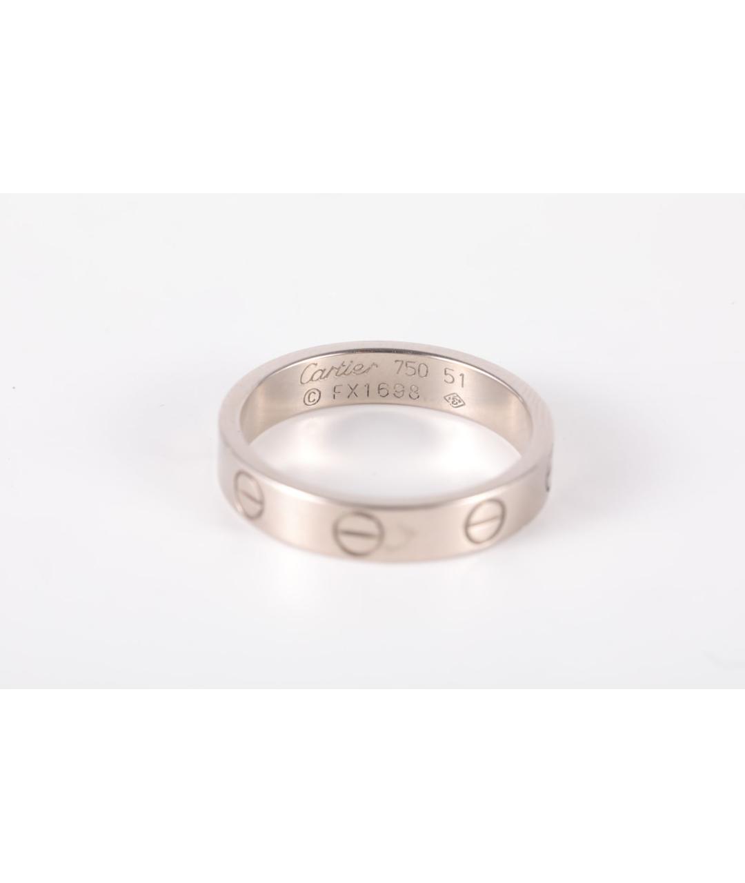 CARTIER Серебряное кольцо из белого золота, фото 6