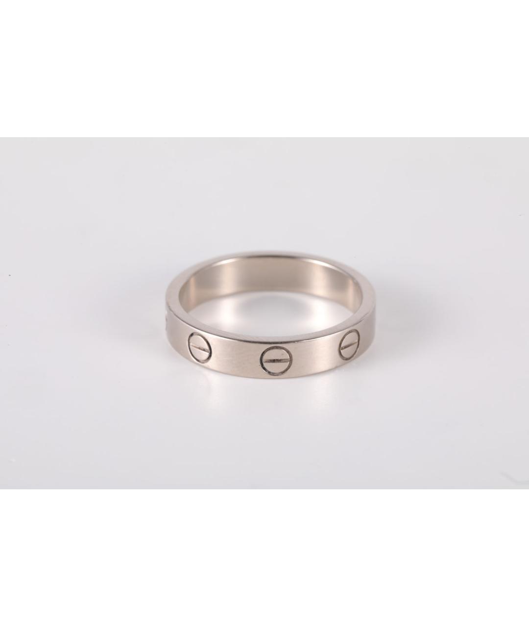 CARTIER Серебряное кольцо из белого золота, фото 5