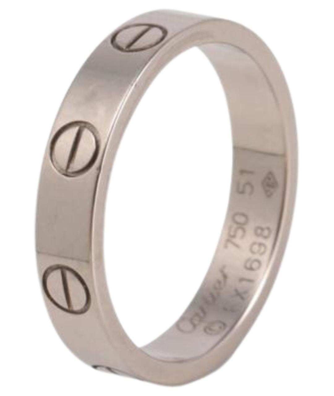 CARTIER Серебряное кольцо из белого золота, фото 1