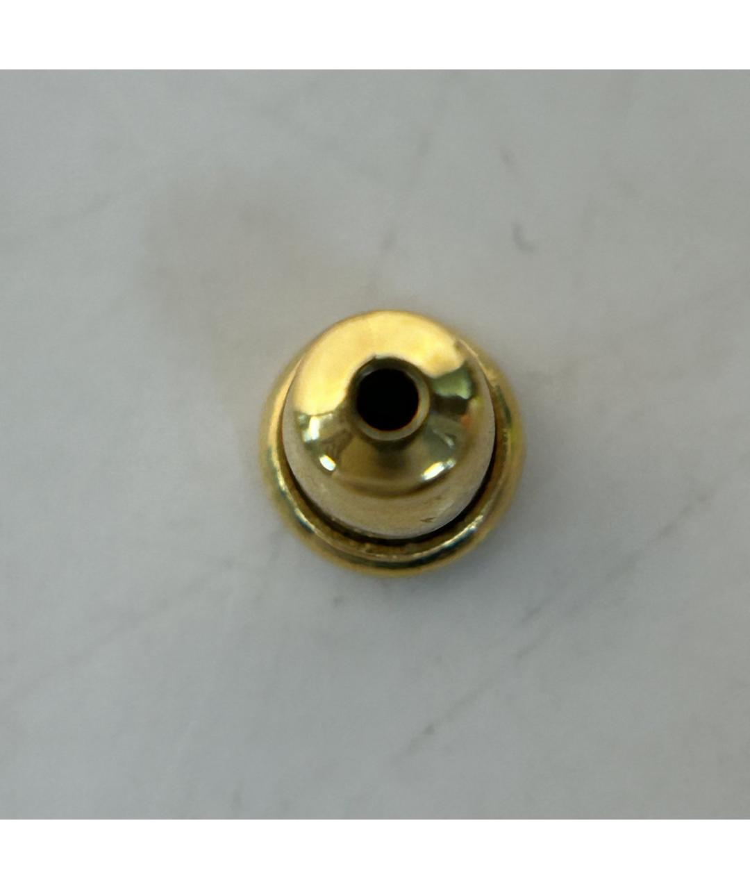 CHRISTIAN DIOR Золотые металлические серьги, фото 8