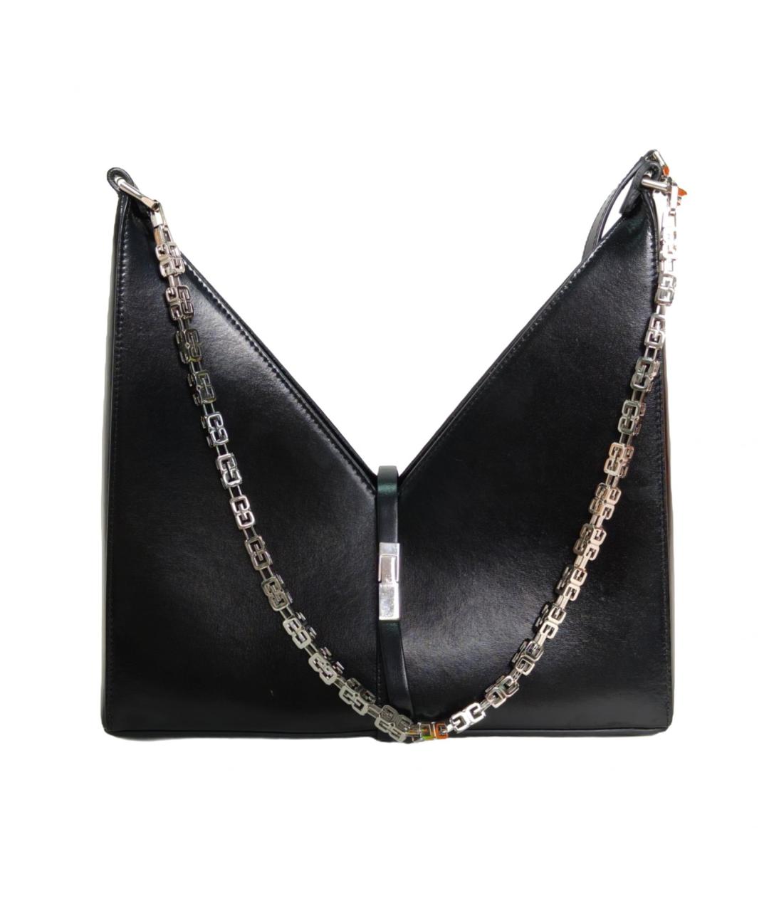 GIVENCHY Черная кожаная сумка через плечо, фото 2