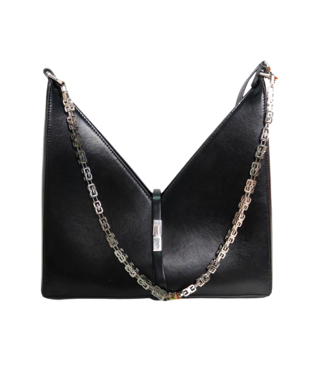 GIVENCHY Черная кожаная сумка через плечо, фото 1