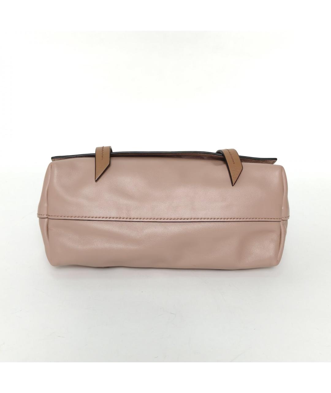 MIU MIU Розовая кожаная сумка через плечо, фото 6