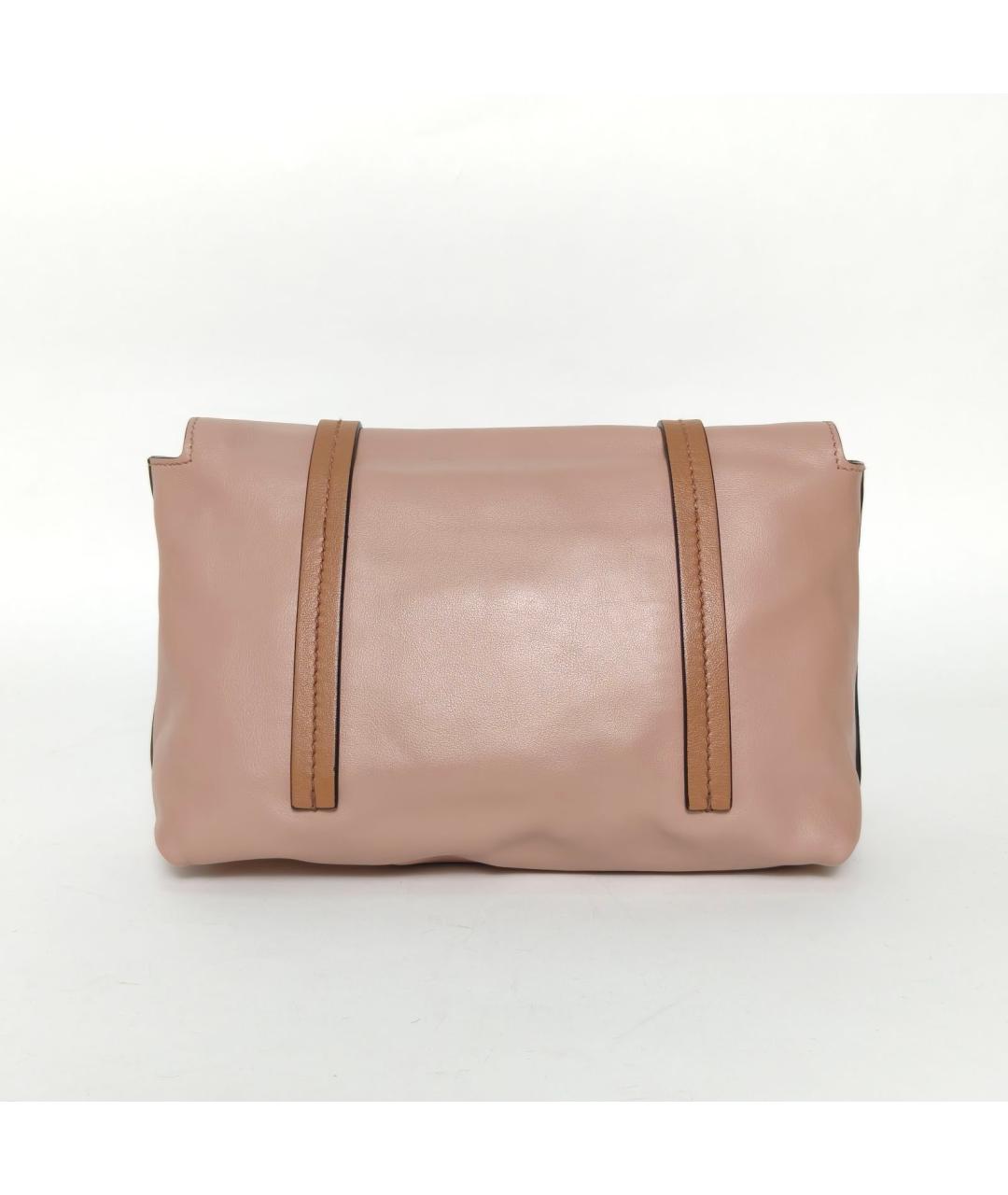 MIU MIU Розовая кожаная сумка через плечо, фото 4