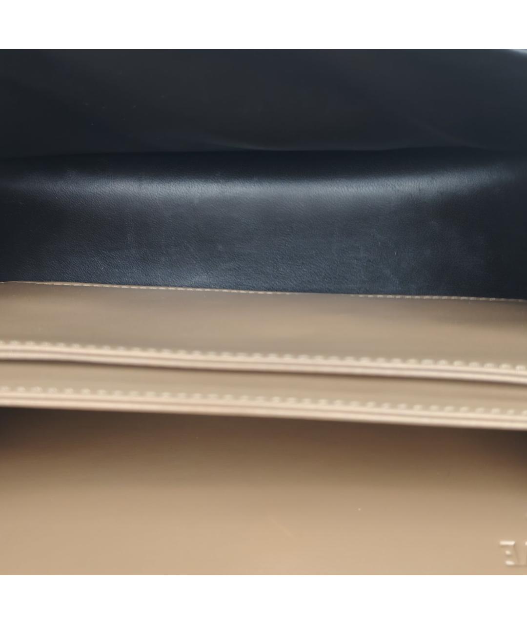 LOEWE Коричневая кожаная сумка через плечо, фото 7