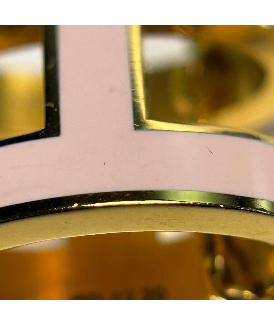 HERMES Золотое металлическое колье, фото 9