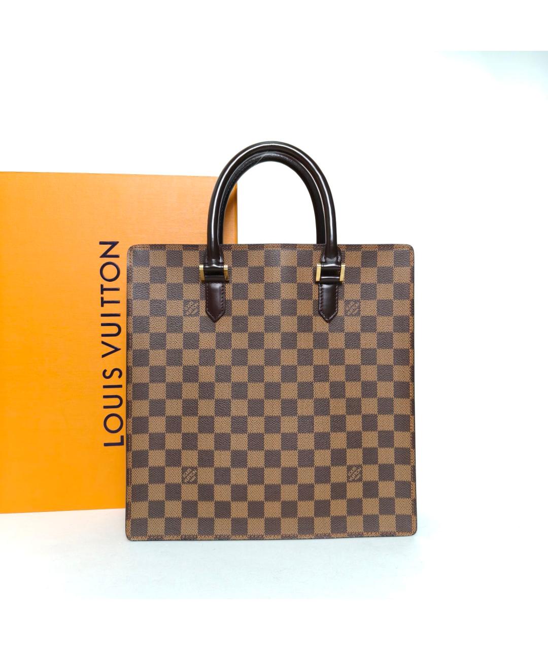 LOUIS VUITTON Коричневая сумка с короткими ручками, фото 8