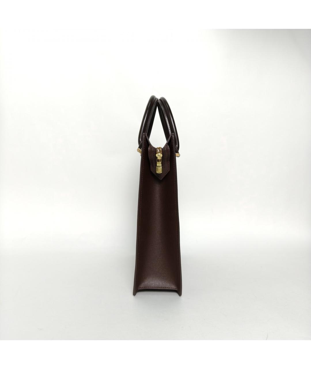 LOUIS VUITTON Коричневая сумка с короткими ручками, фото 5