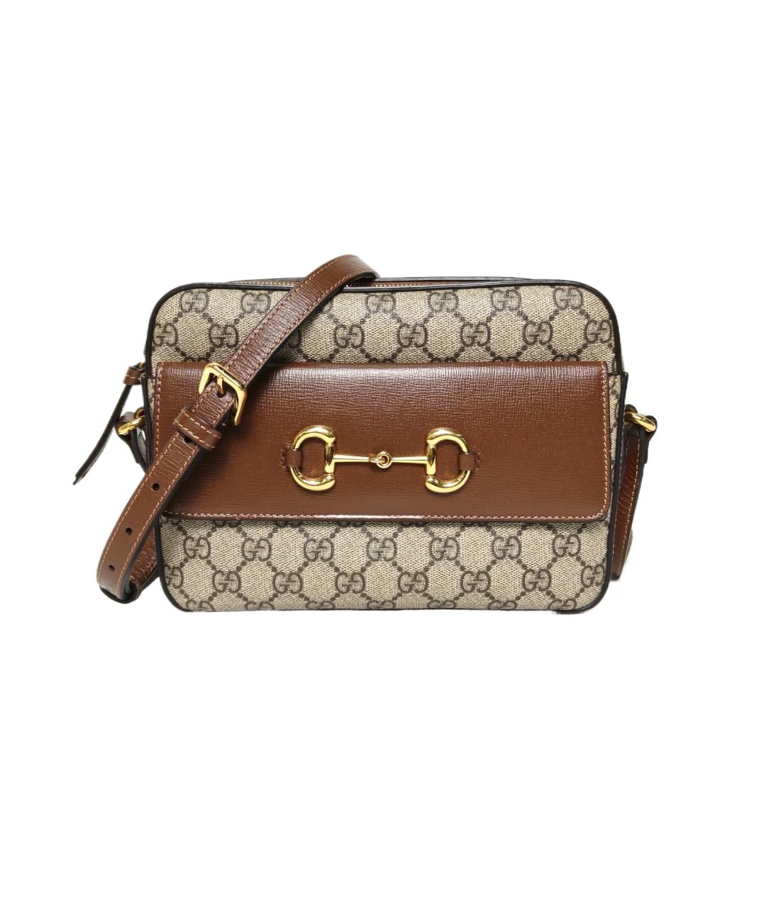 GUCCI Коричневая сумка через плечо, фото 1