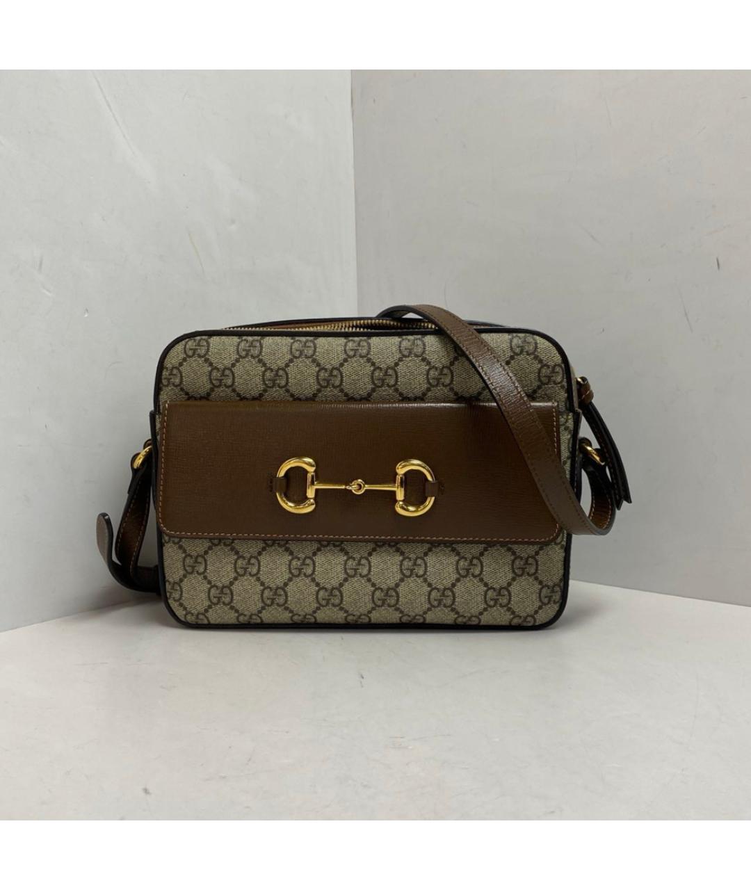 GUCCI Коричневая сумка через плечо, фото 9