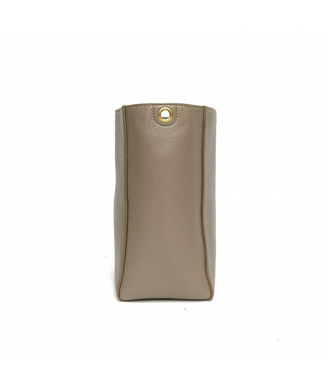 CELINE Бежевая кожаная сумка через плечо, фото 5