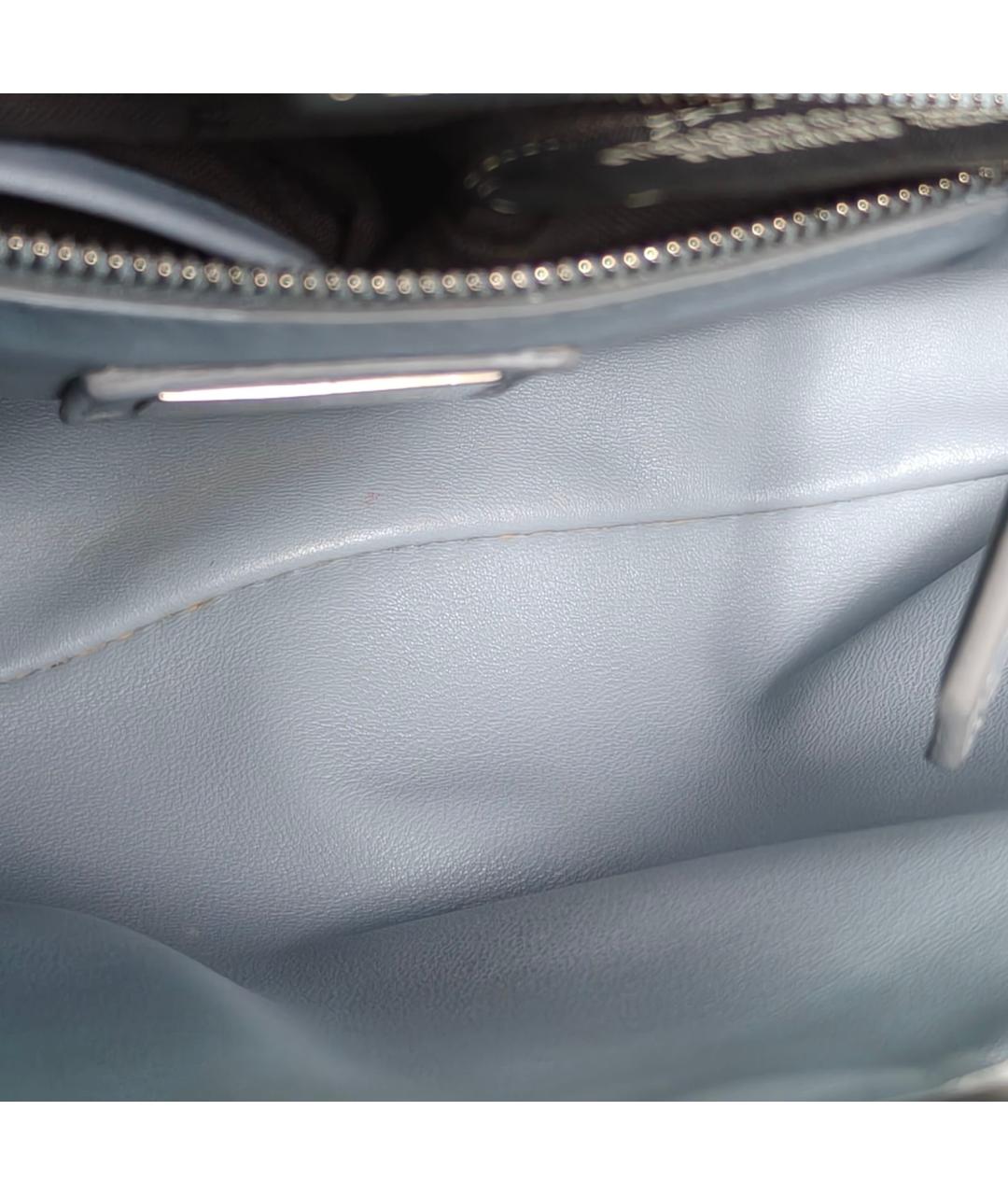 FENDI Голубая кожаная сумка через плечо, фото 8