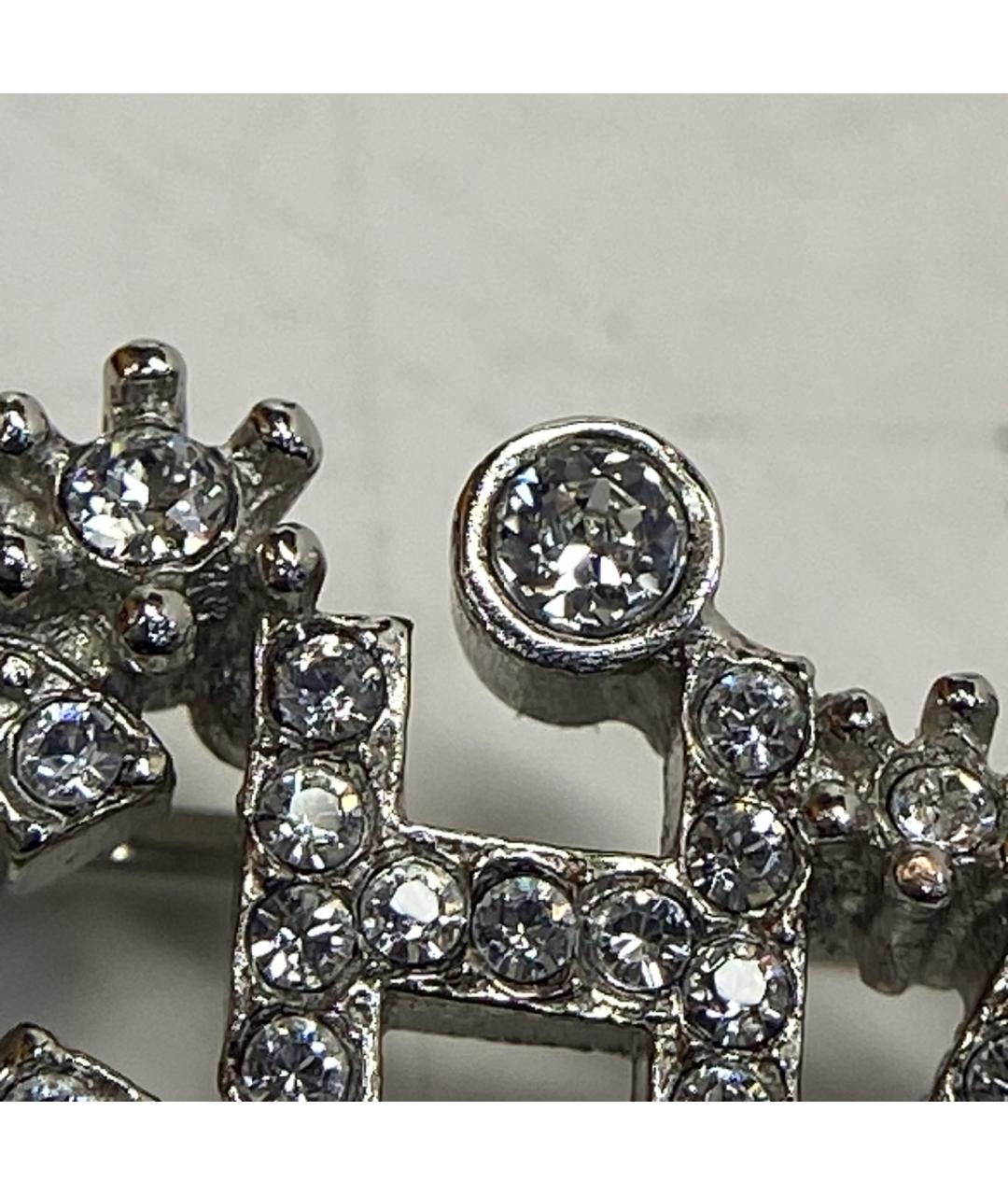CHANEL Серебряная металлическая булавка / брошь, фото 9