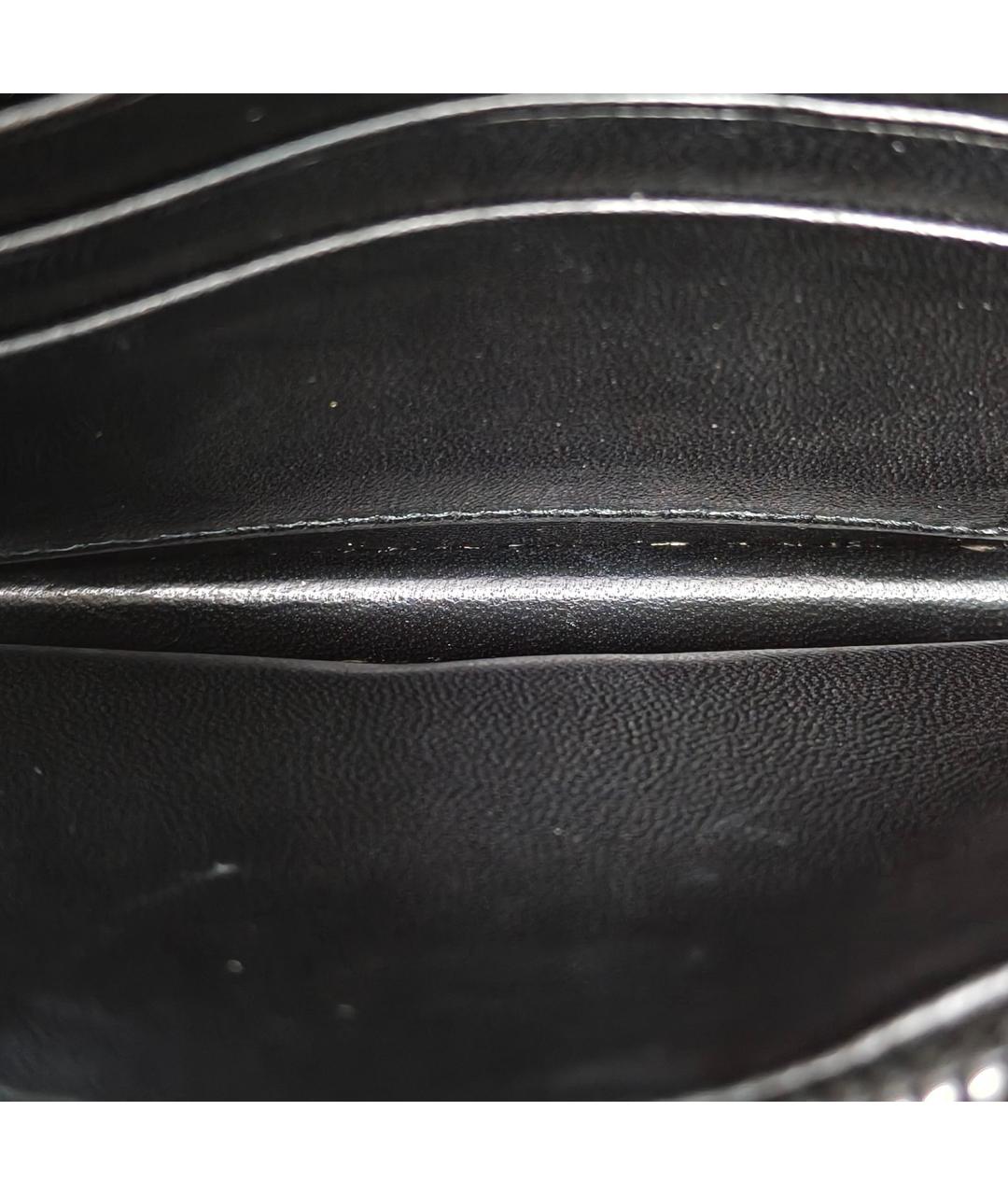 MIU MIU Черная кожаная сумка через плечо, фото 8