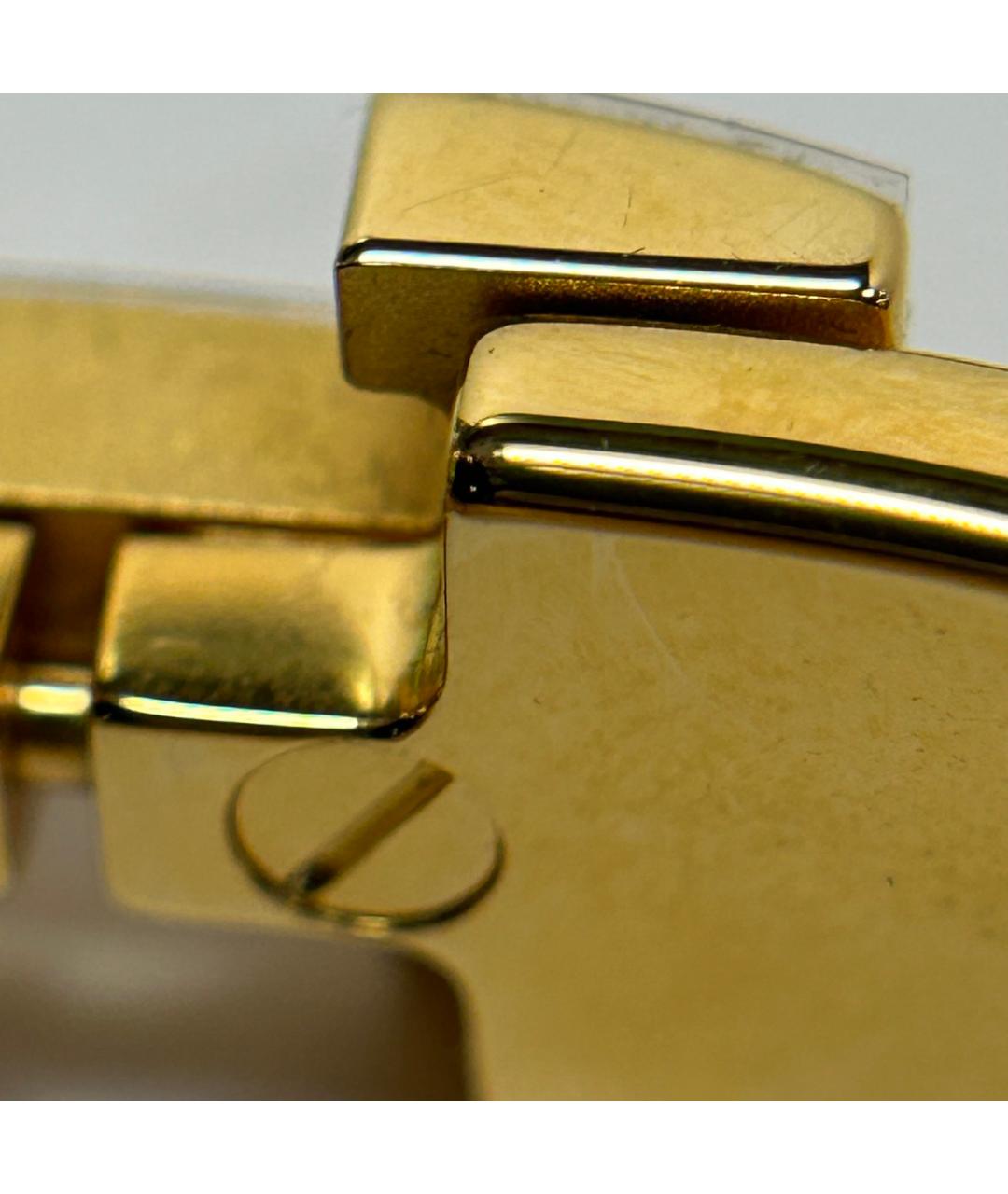 HERMES Черный металлический браслет, фото 7