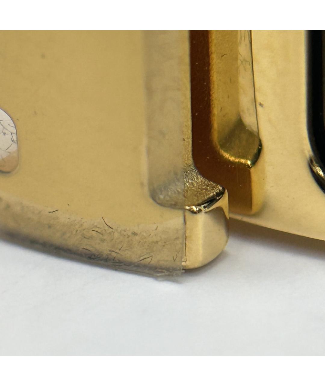 HERMES Черный металлический браслет, фото 9