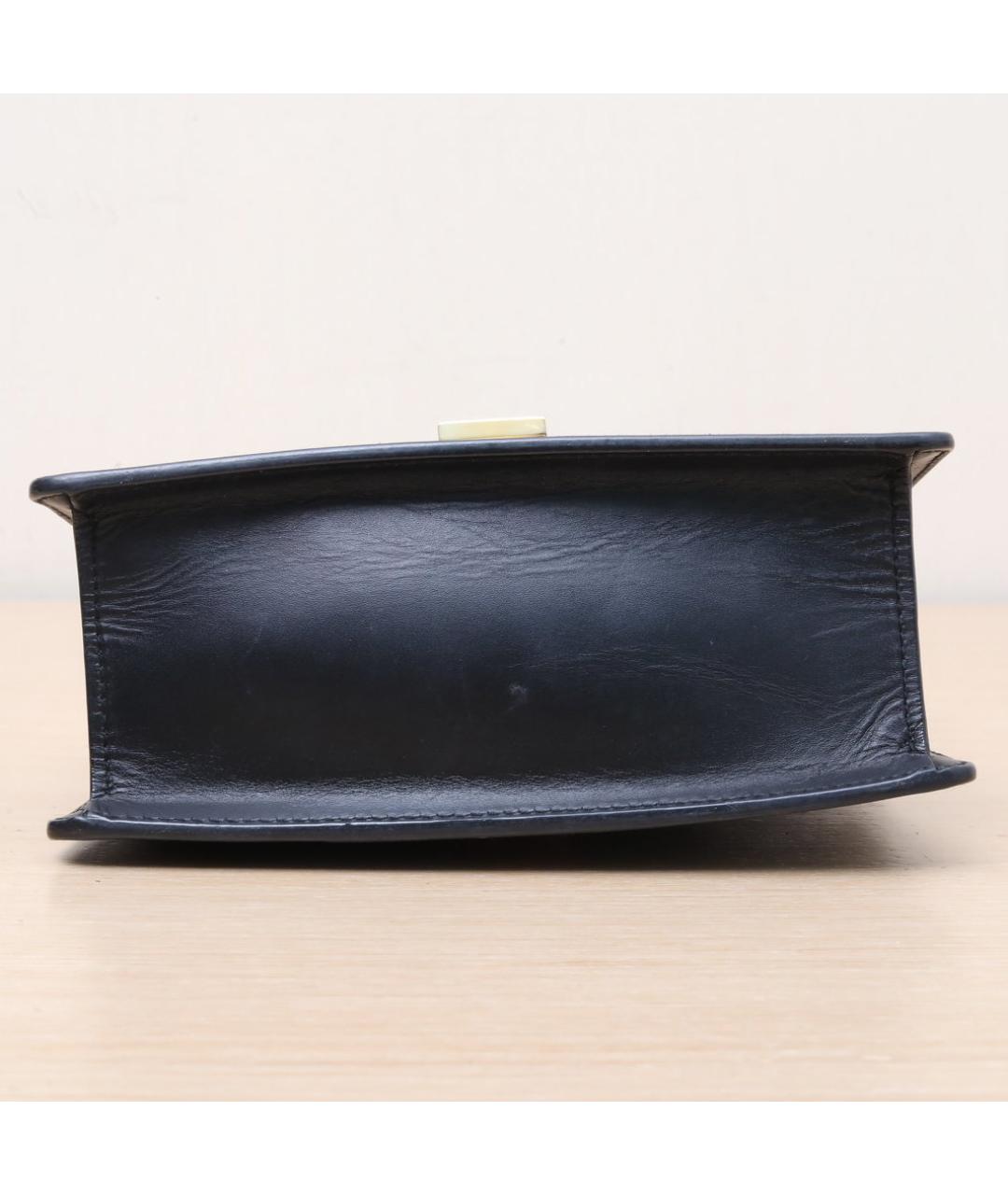 GUCCI Черная кожаная сумка через плечо, фото 8