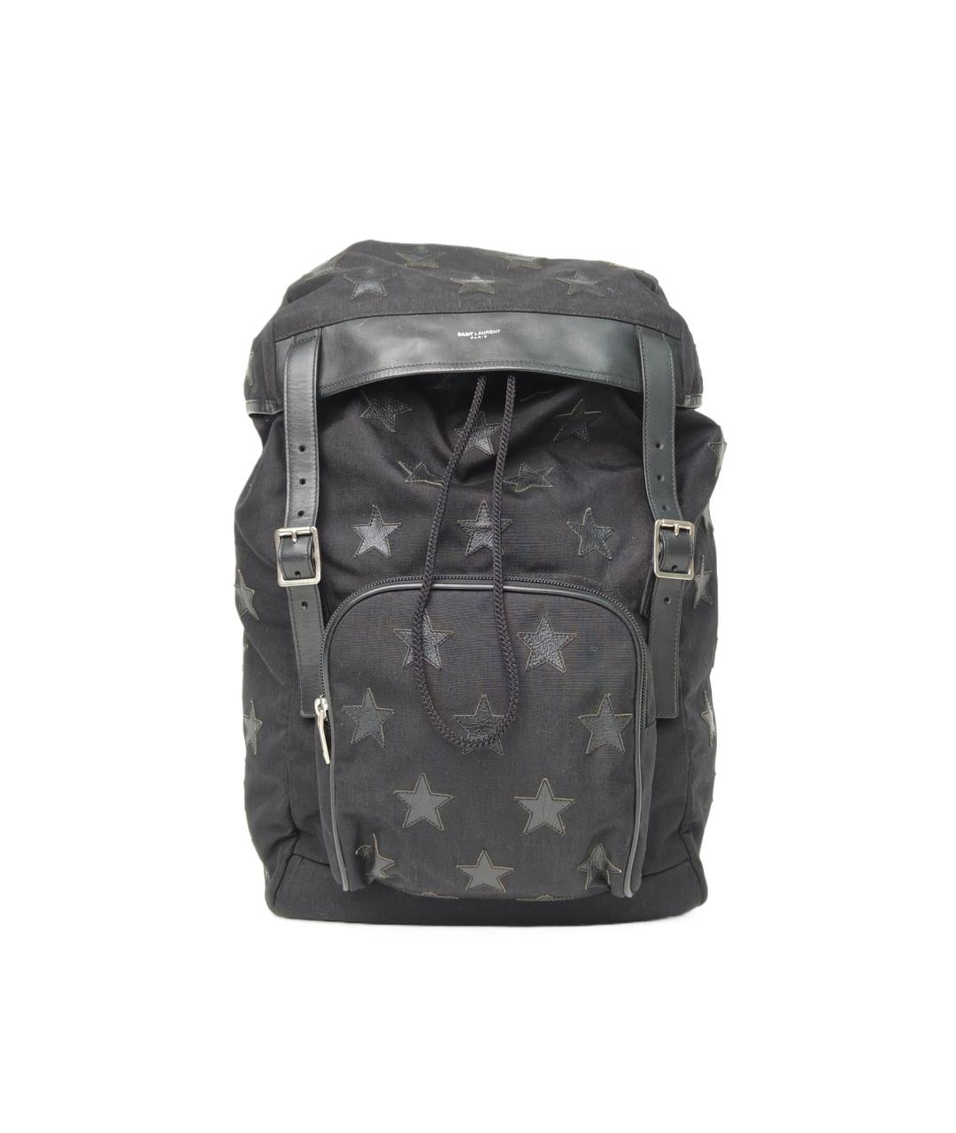 SAINT LAURENT Черный рюкзак, фото 1