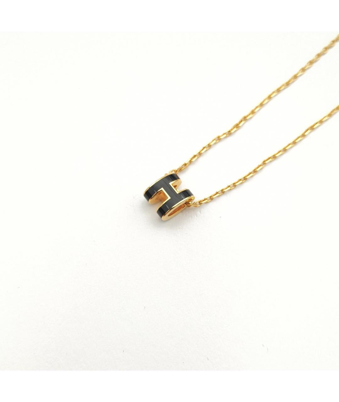 HERMES Черная металлическая подвеска, фото 4