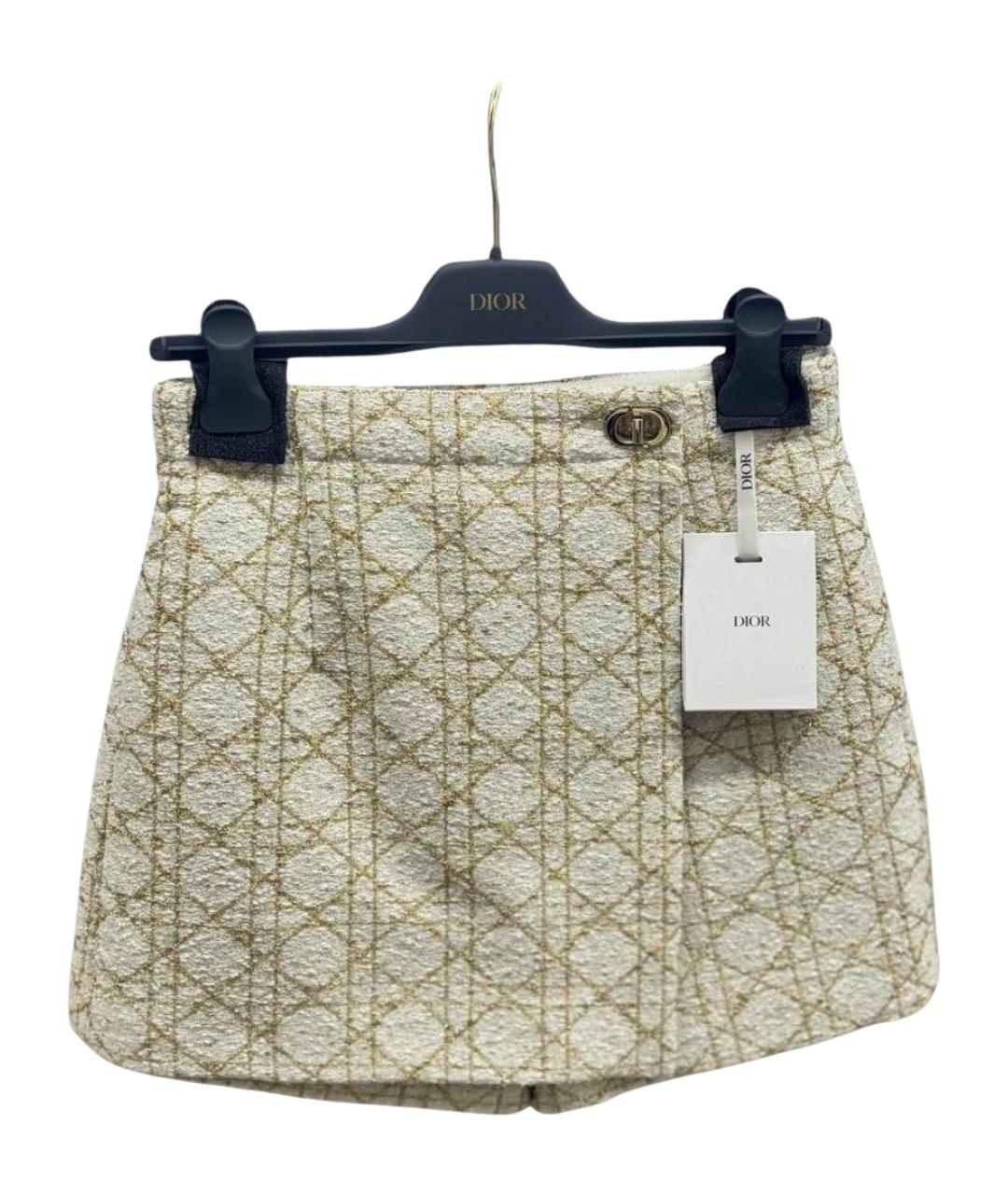 CHRISTIAN DIOR Бежевая юбка миди, фото 1