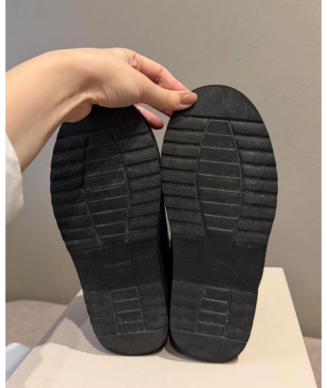 12 STOREEZ Черные ботинки, фото 5