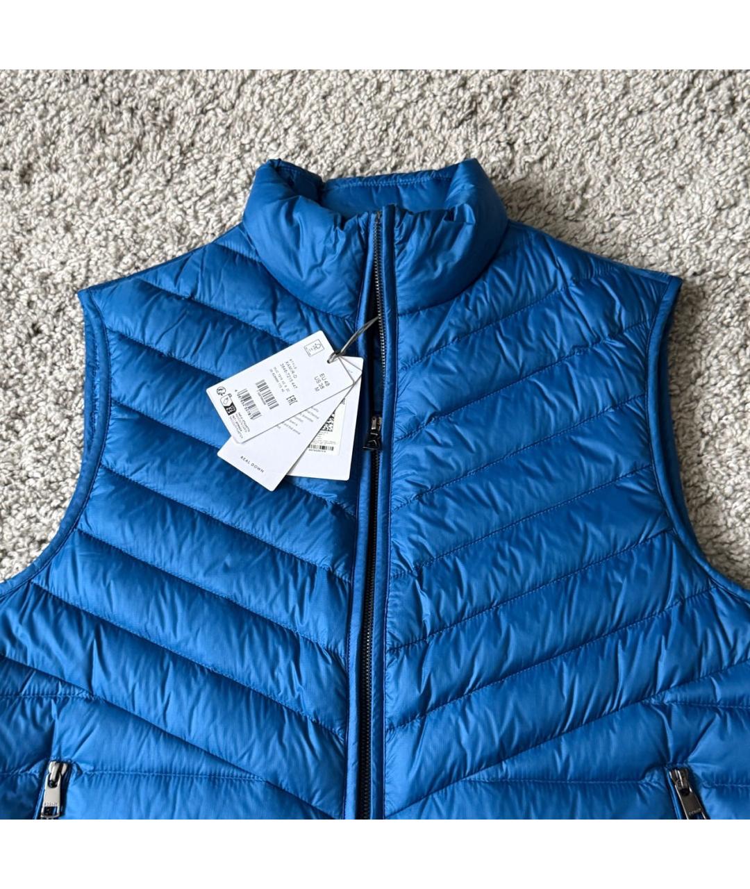 BOGNER Синий полиамидовый жилет, фото 4