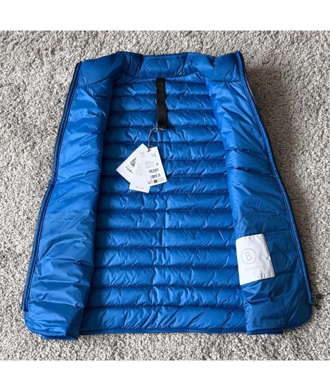 BOGNER Синий полиамидовый жилет, фото 3