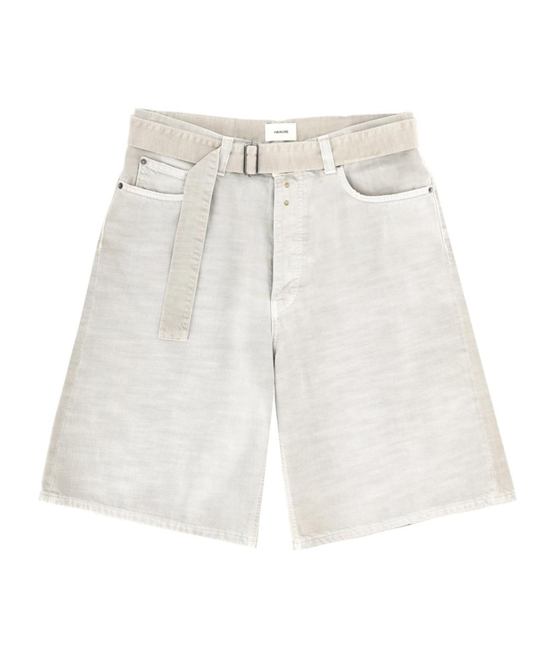 HAIKURE Бежевые хлопковые шорты, фото 1