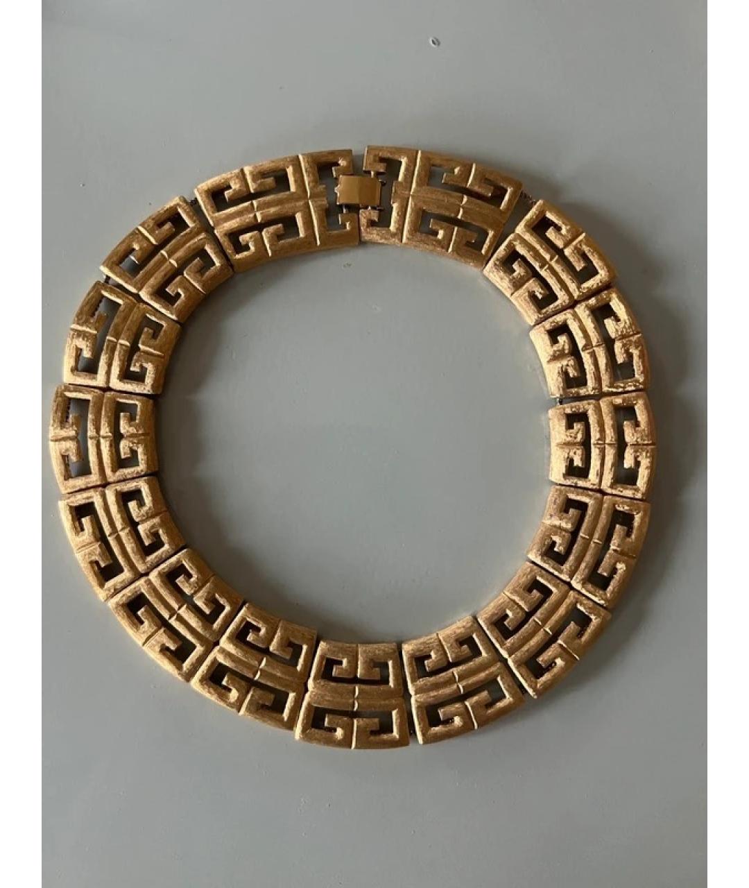 GIVENCHY Золотое металлическое колье, фото 8