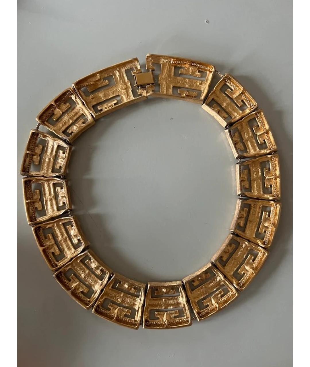 GIVENCHY Золотое металлическое колье, фото 3