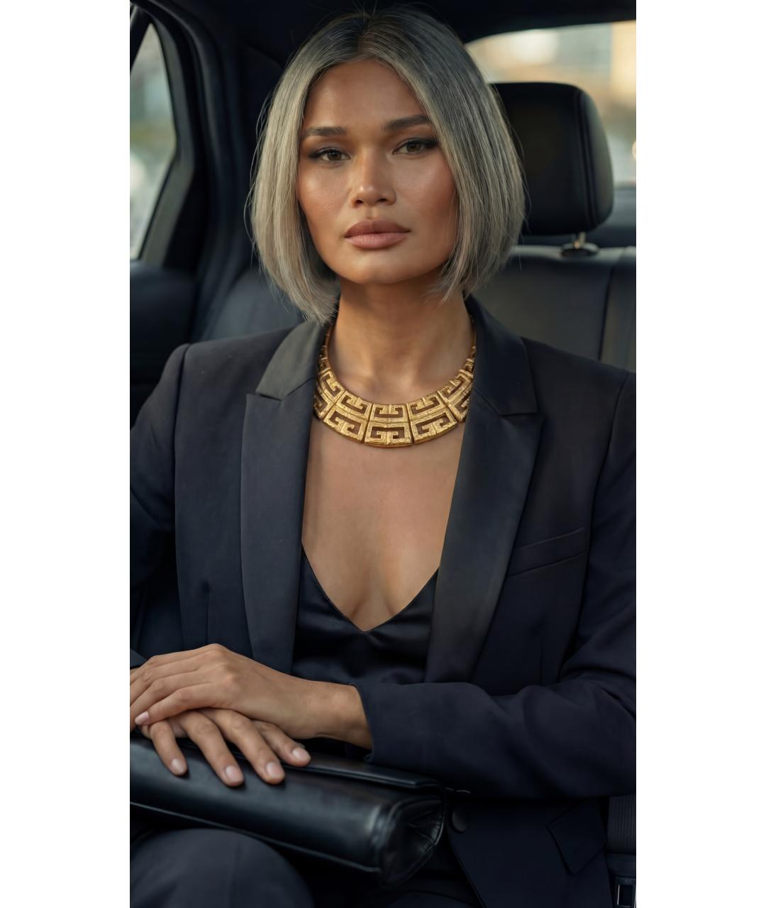 GIVENCHY Золотое металлическое колье, фото 2