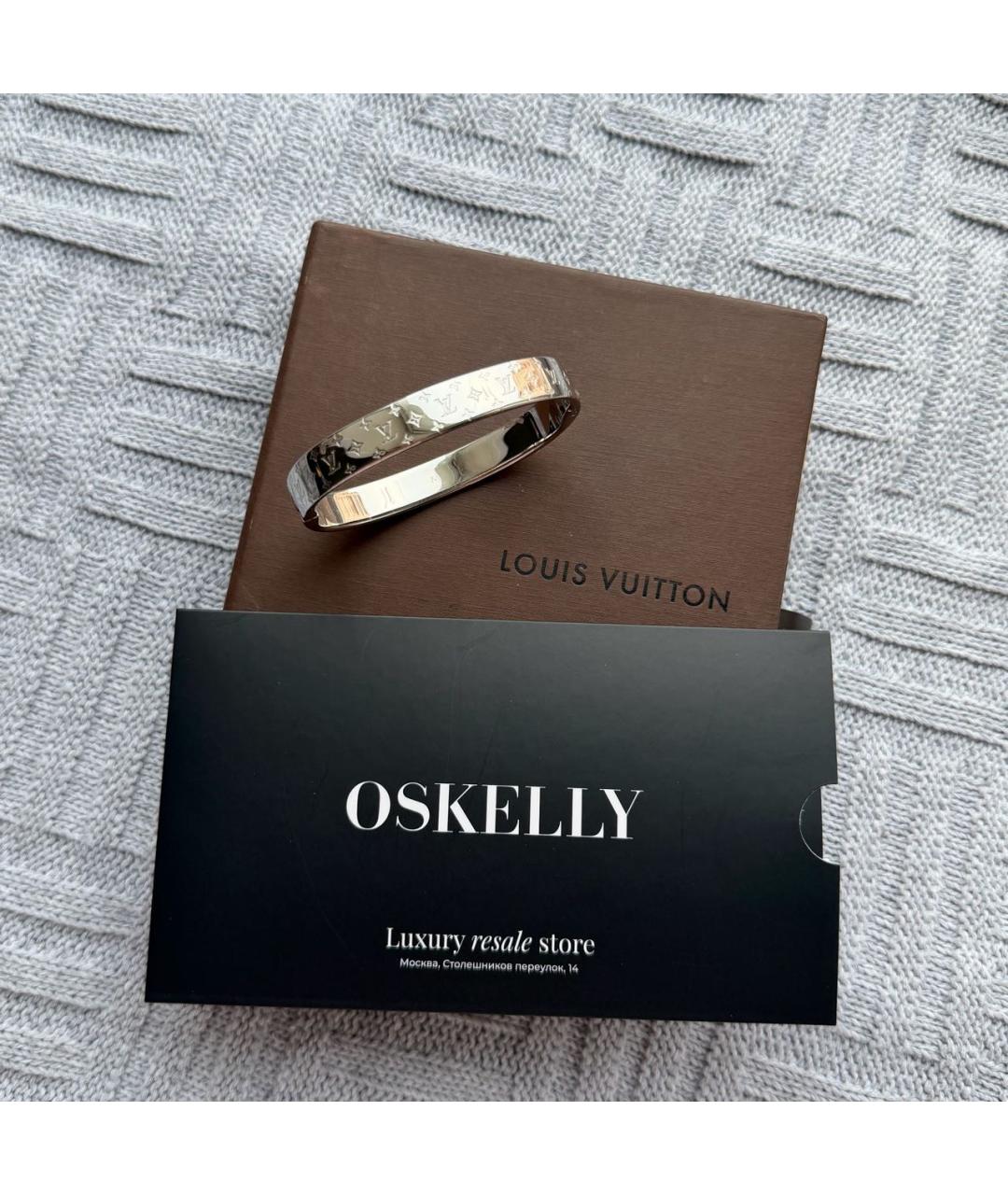 LOUIS VUITTON Серебрянный браслет, фото 2