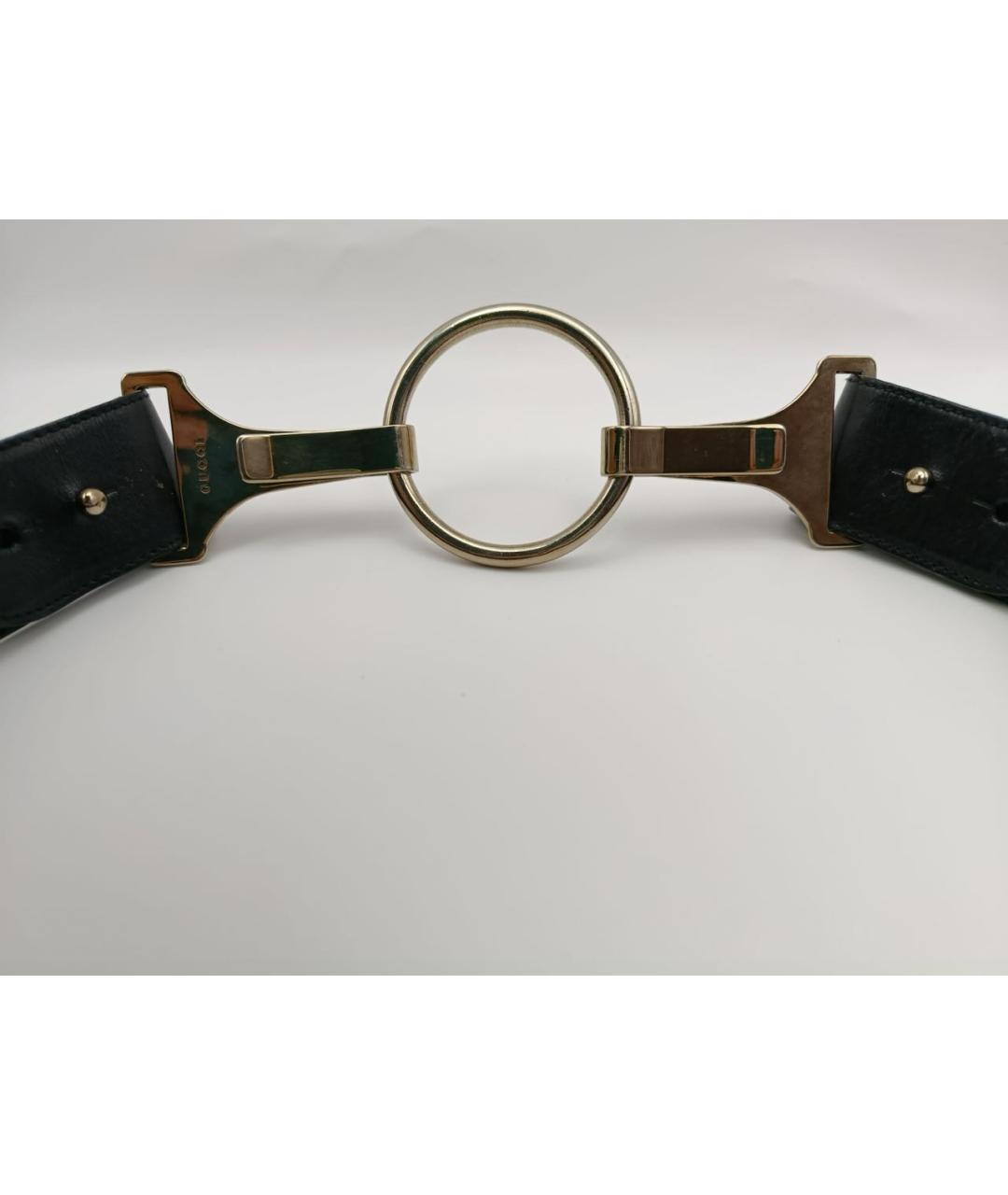 GUCCI Хаки кожаный ремень, фото 3