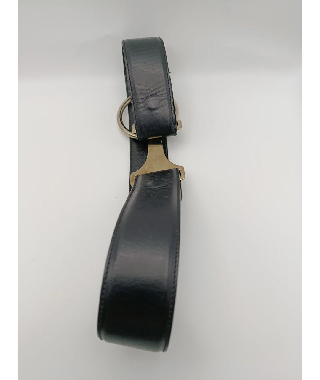 GUCCI Хаки кожаный ремень, фото 4