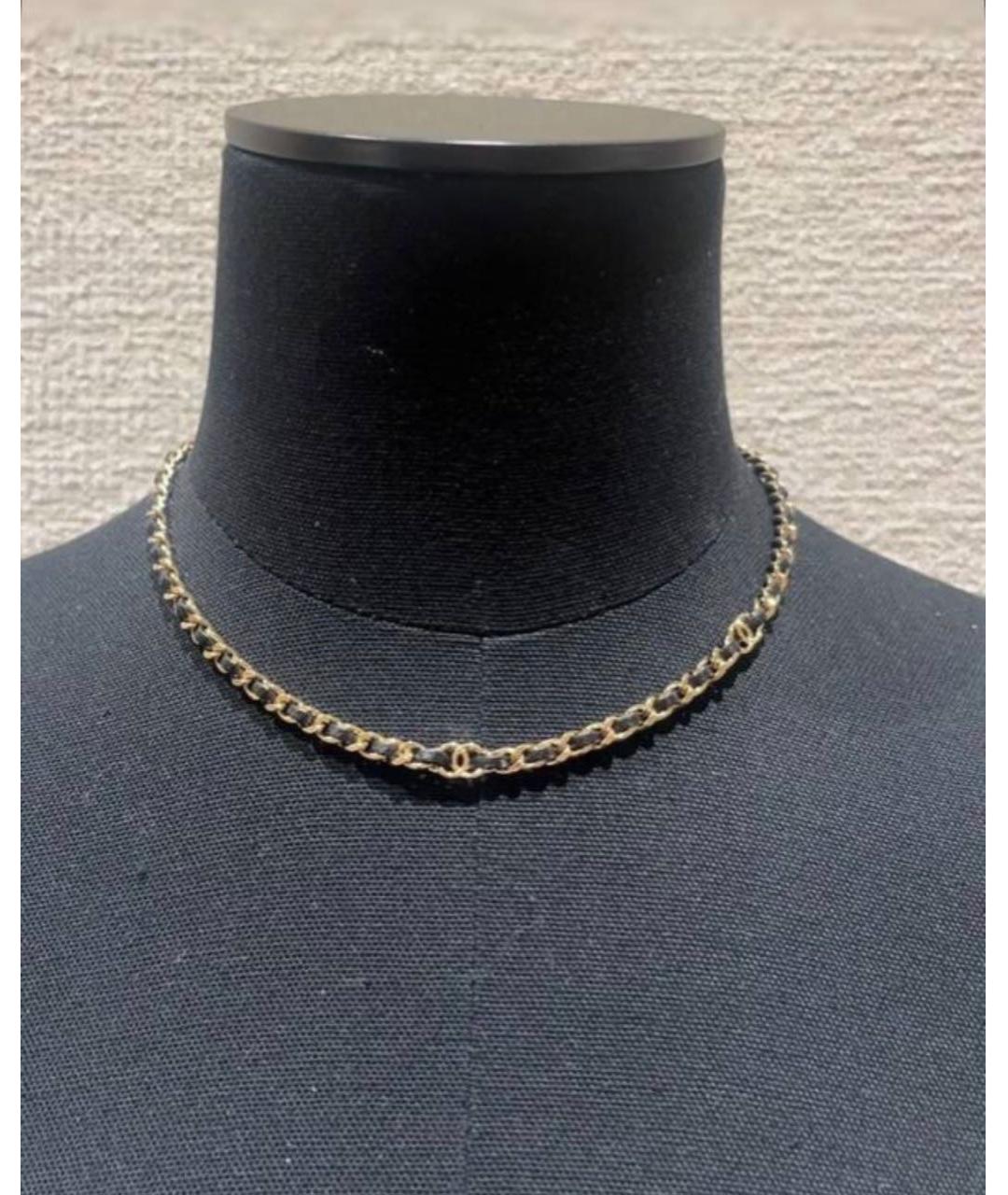 CHANEL Черный чокер, фото 1