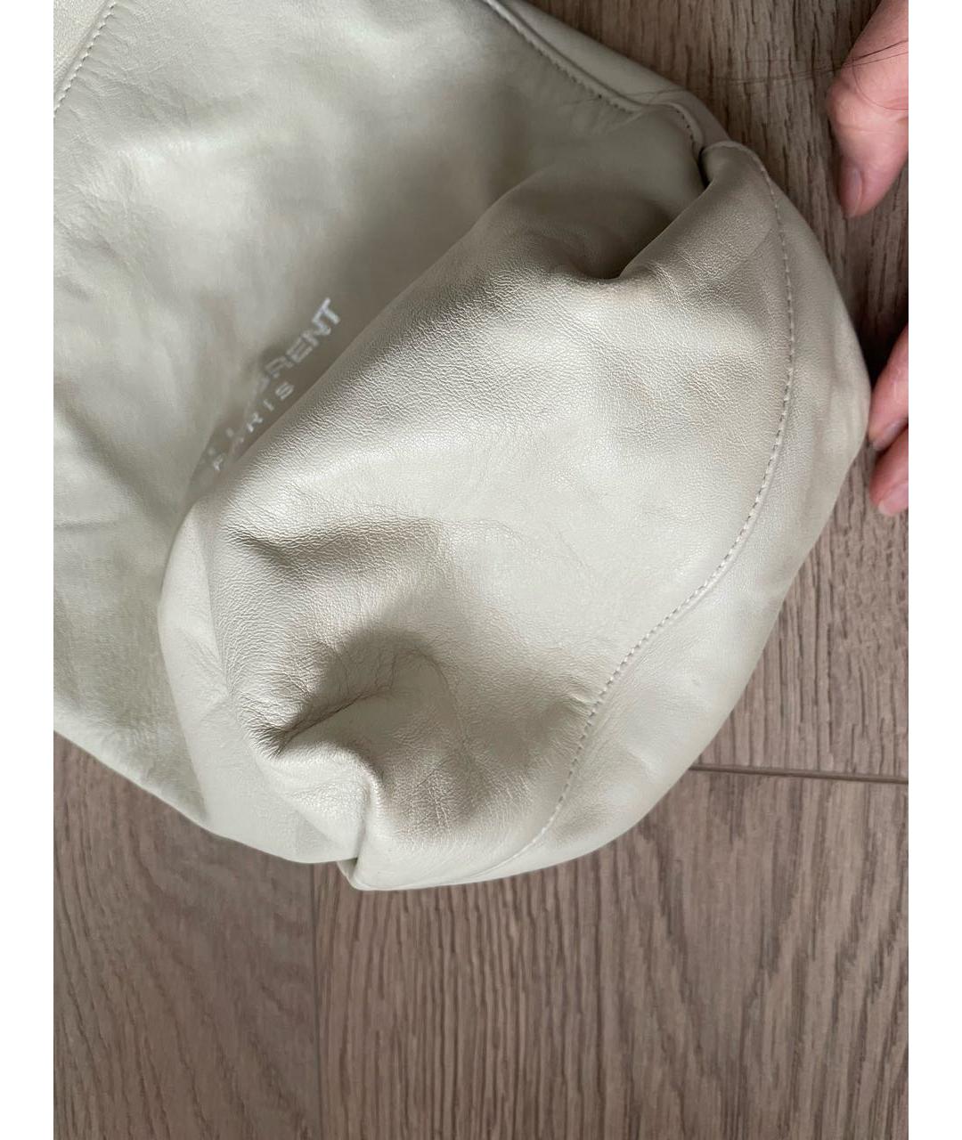 SAINT LAURENT Кожаная сумка через плечо, фото 5