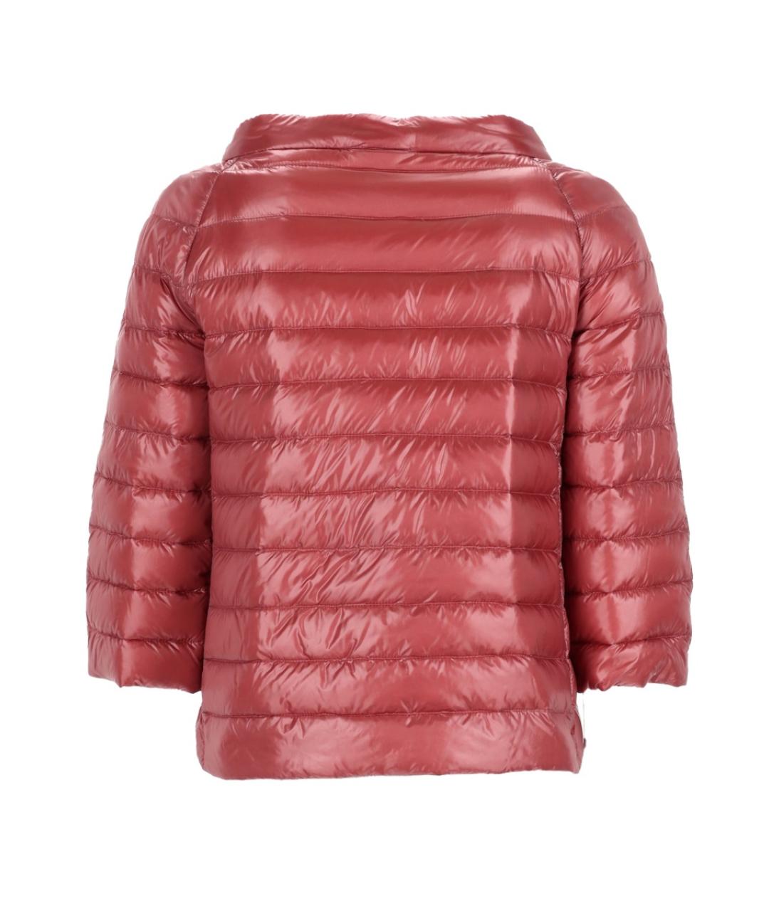 HERNO Розовый полиамидовый пуховик, фото 2