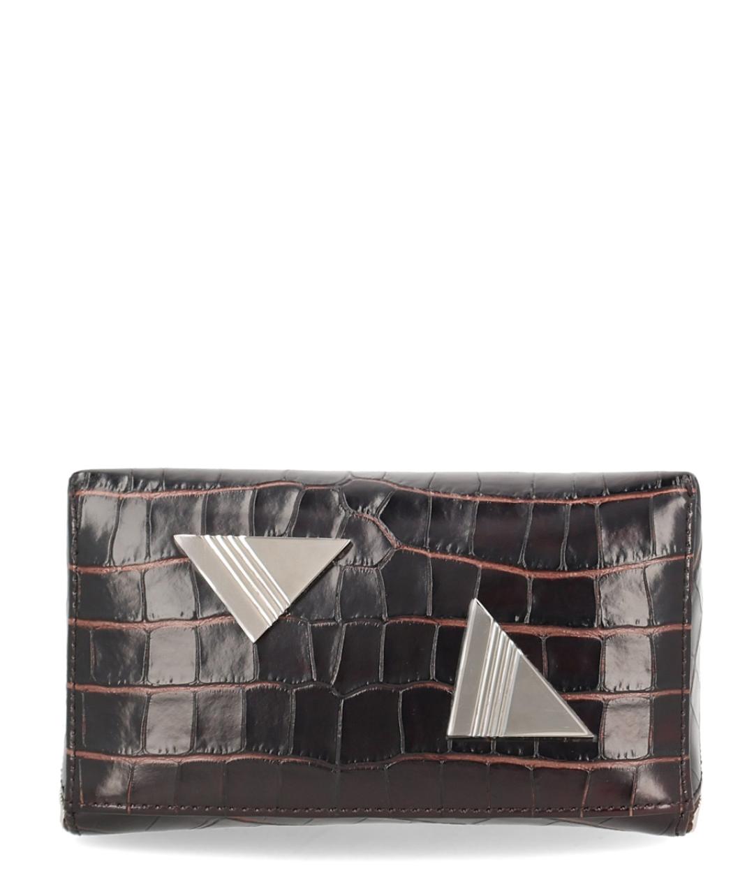 THE ATTICO Коричневая кожаная сумка тоут, фото 5