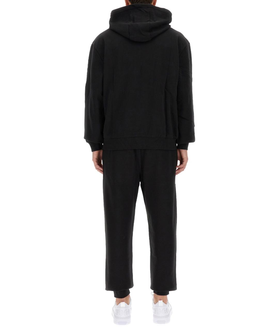 HUGO Черный хлопковый спортивный костюм, фото 5