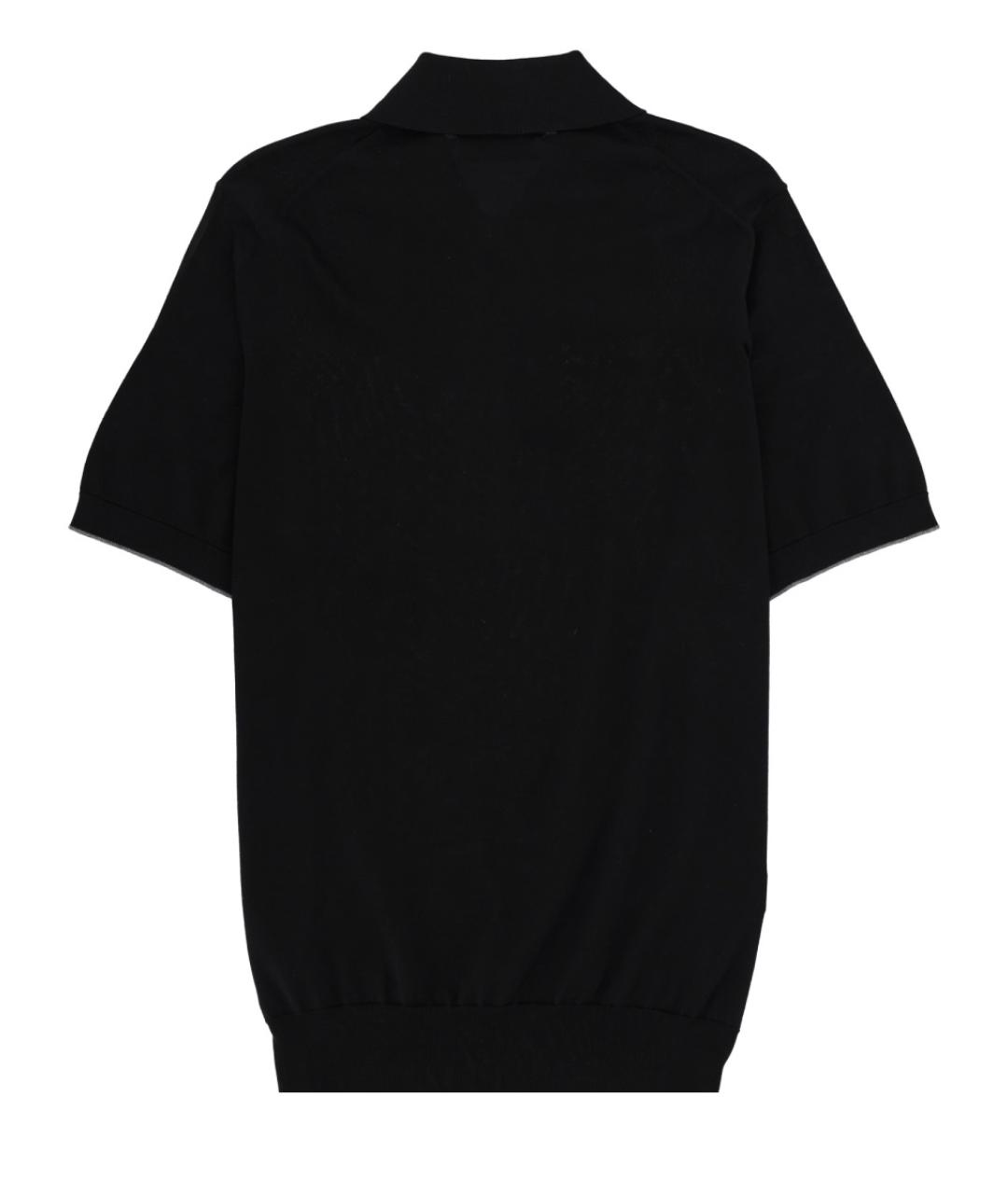BRUNELLO CUCINELLI Черный хлопковый джемпер / свитер, фото 2